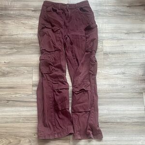 Forever 21 Maroon Trousers